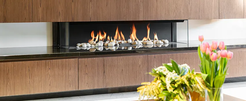 Double-height Fireplace Design Refurbishment in Idylwood, Virginia